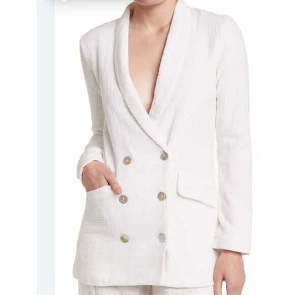 L*Space Cream Bianca Blazer NWT Size 0 - Picture 1 of 7